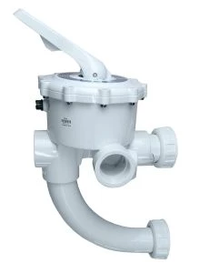 ASTRAL Vanne side multivoies 1"1/2 Classic blanche avec raccords (ancienne 043010)