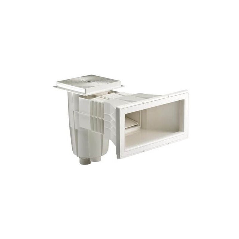 [06470] ASTRAL Skimmer 15l avec couvercle carré (sans inserts) - Pour piscines en polyester
