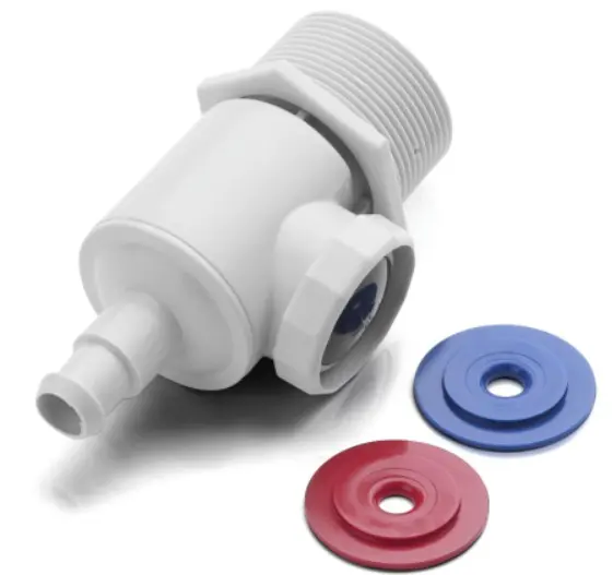 POLARIS Prise rapide de paroi, valve noire SANS FILTRE - 9-100-9001