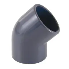 [1342075] PVC Coude PVC-U 45º Ø 75 à coller