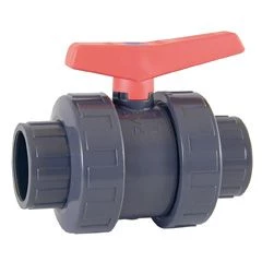 [02460] PVC Vanne à boisseau PVC-U à coller PN16 Ø 90mm