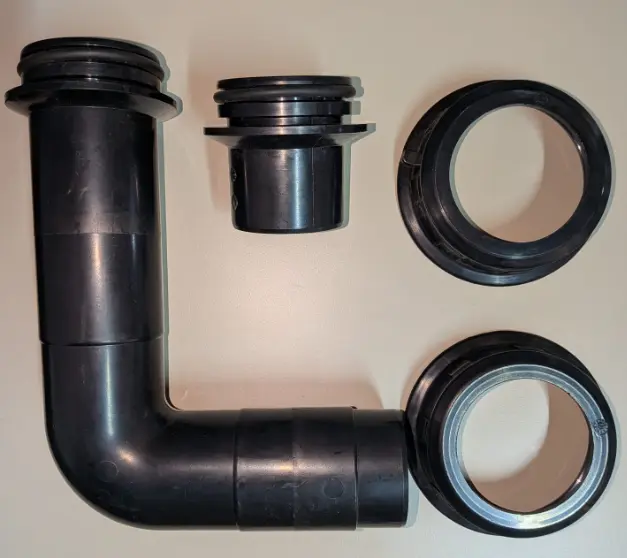 PRAHER Kit jonction vanne AST 2'' à coller 17.0856