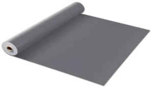 ALKORPLAN 2000 Pvc armé 150/100ème couleur  GRIS ANTHRACITE largeur 1.65 m longueur 25 m rouleaux de 41,25 m2