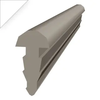 LINERLOCK 6 mm blanc /Profilé Hung en 50 Ml