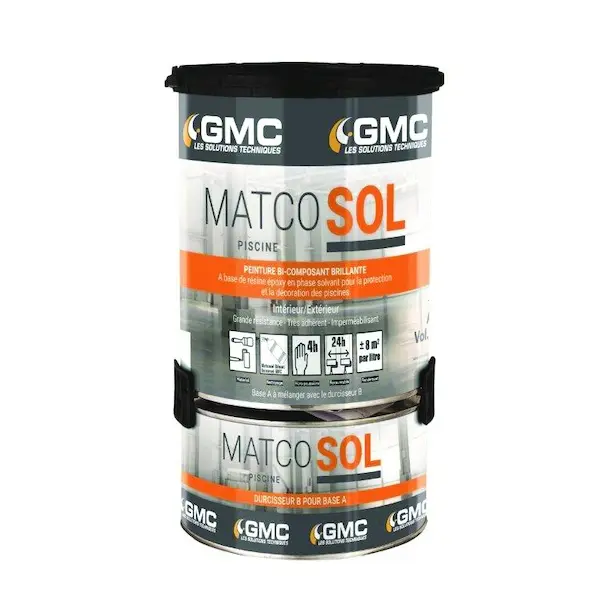 [1851220] Peinture MATCOSOL 8m² - BLEU CIEL