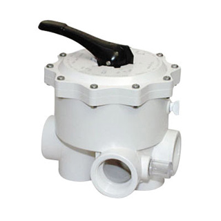 PERAQUA PRAHER Vanne side multivoies SM20-AO 2" blanche - 100% à visser - avec bouchons (sans liaisons)