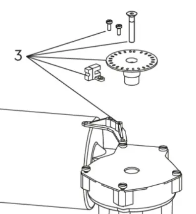 Capteur optique complet pour Aquamat 3001 