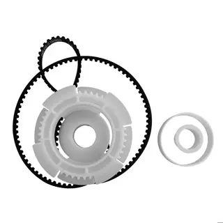COVERDECK Ensemble courroie et poulie 60 dents /Flasque DELTA COVERDECK