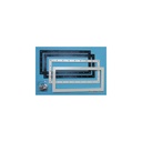 BWT Bride avec enjoliveur, joints et vis parker 5,5x25 mm de skimmer grande meurtrière - BLANC