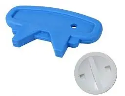 ASTRAL Bouchon prise balai + clé 07957