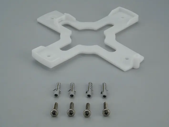 [4403010106] ASTRAL Support de fixation projecteur plat avec fixation béton 200x200