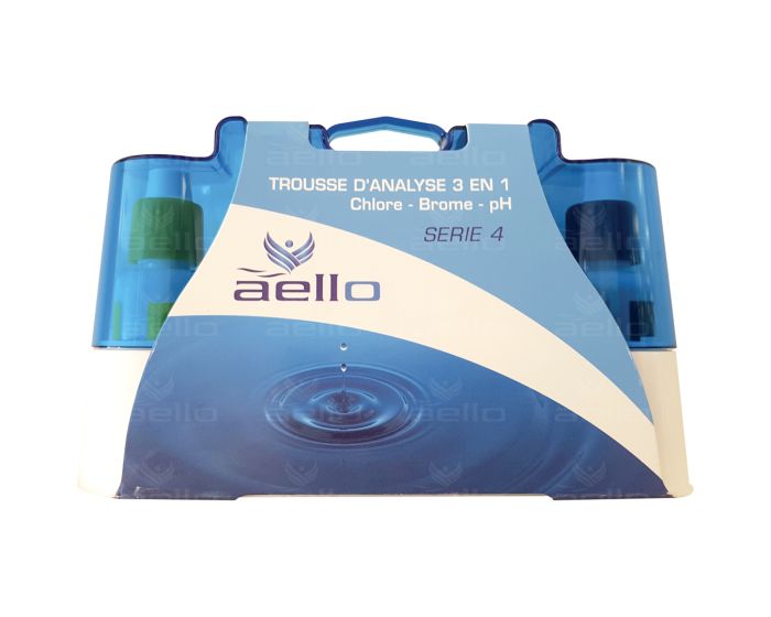 [6010481001] AELLO Trousse d'analyse pH et Chlore/Brome Série 4