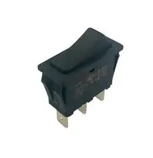 Interrupteur à bascule unipolaire noir/noir