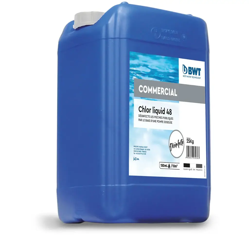 BWT COMMERCIAL Chlore liquide 48°, en 20 L