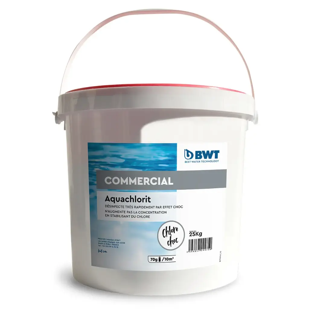 BWT COMMERCIAL Aquachlorit granulés - 25 Kg