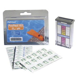 Trousse d'analyses visuelle Cl - pH, DPD