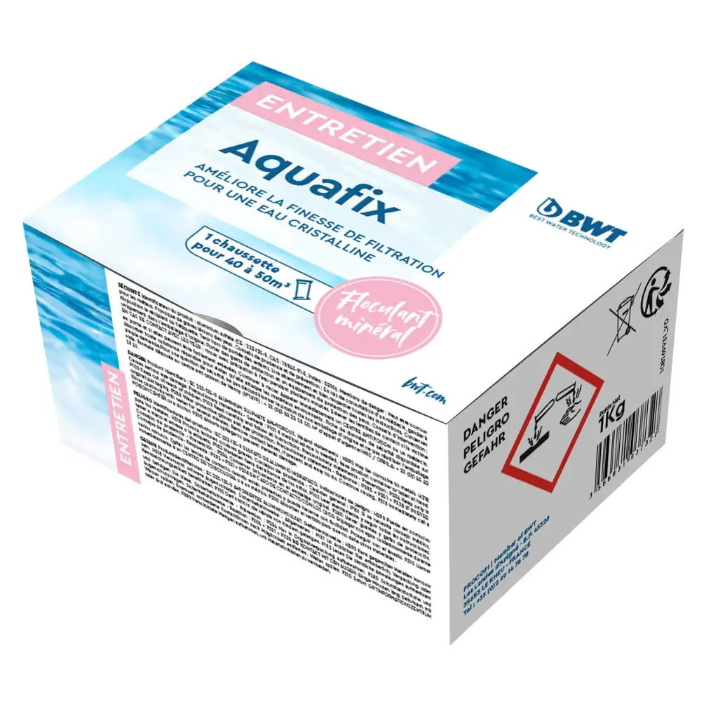 Floculant longue durée Aquafix Chaussettes - 1 Kg