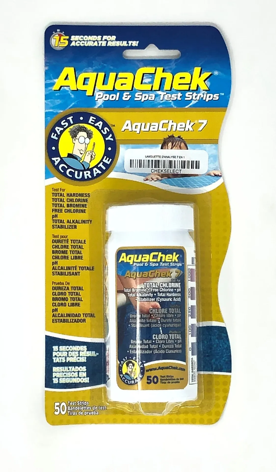 AQUACHEK Bandelette PRO tests 7