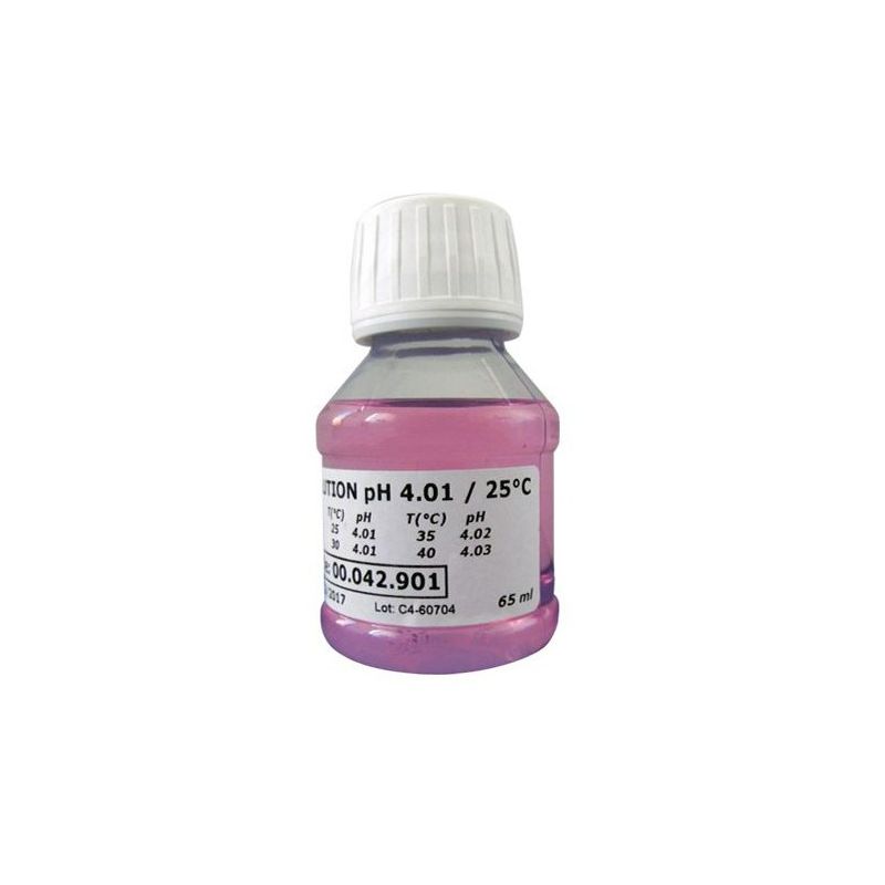 Solution tampon pH4 pour étalonnage de sonde