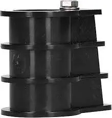 [925016] Sabot échelle à sceller PVC blanc NU