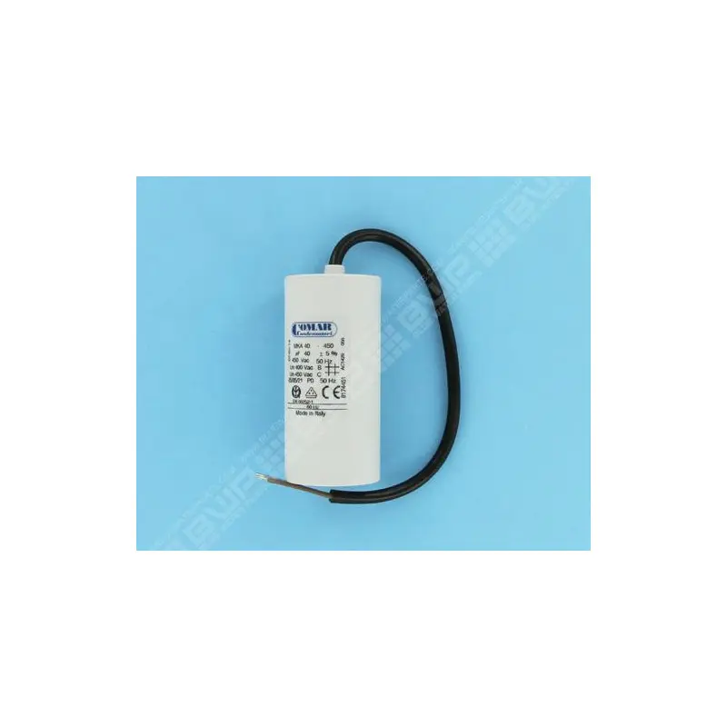 COMAR Condensateur MKA 40 µF 450V 45x94 avec câble 250mm long