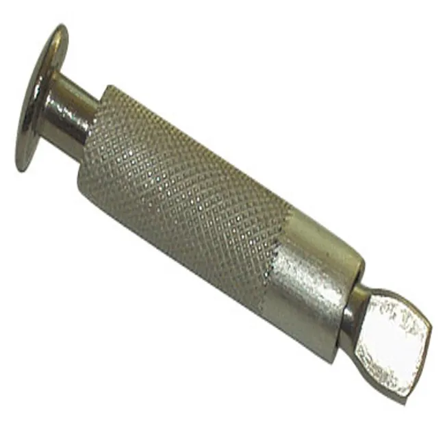 Piton douille inox/alu 6.5 cm diamètre tête 16 mm
