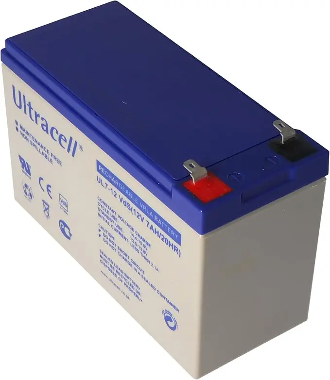 ULTRACELL Batterie 12volts 7.2 Ah a cosses