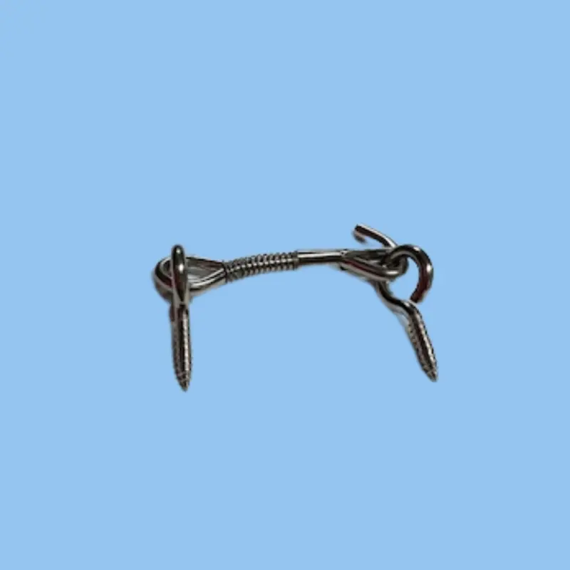[LOQ] BEETHOVEN Loquet + piton inox pour lier deux sections ou fixer contre un mur