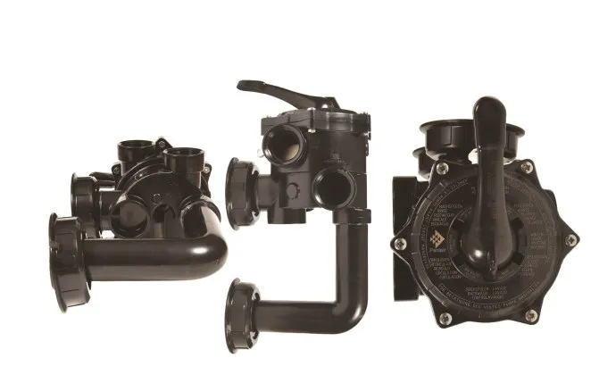 PENTAIR TRITON Vanne side multivoies 1"1/2 avec liaisons entraxe 160 mm pour filtre à sable Cristal-Flo et Azur