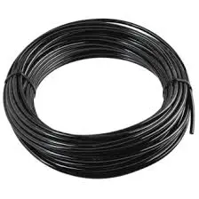 REGUL'ELECTRONIQUE Tube 4/6 souple noir pour bulleur en rouleau de 50 mètres