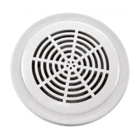 [ZVBF201] AQUALUX Grille Bonde de Fond VITALIA/AQUALUX 3 clips Ø 226 mm