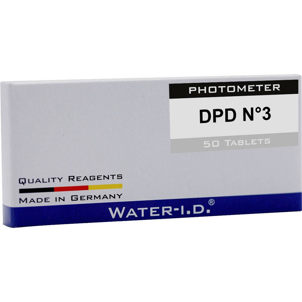 [76965] PoolLab Tablettes DPD N.3 Photomètre Réactifs (Pack de 50)