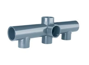 PVC Collecteur clarinette raccordements Ø 50 mm à coller