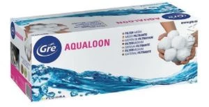 AQUALOON Charge filtrante - Polyéthylène - Lot de 5