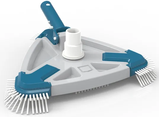 BLUE LINE Balai triangulaire avec brosses LINER