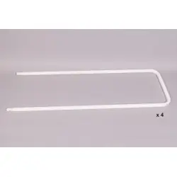 [PLPAAUK4] LAGHETTO Kit de 4 pieds en U piscine Azur