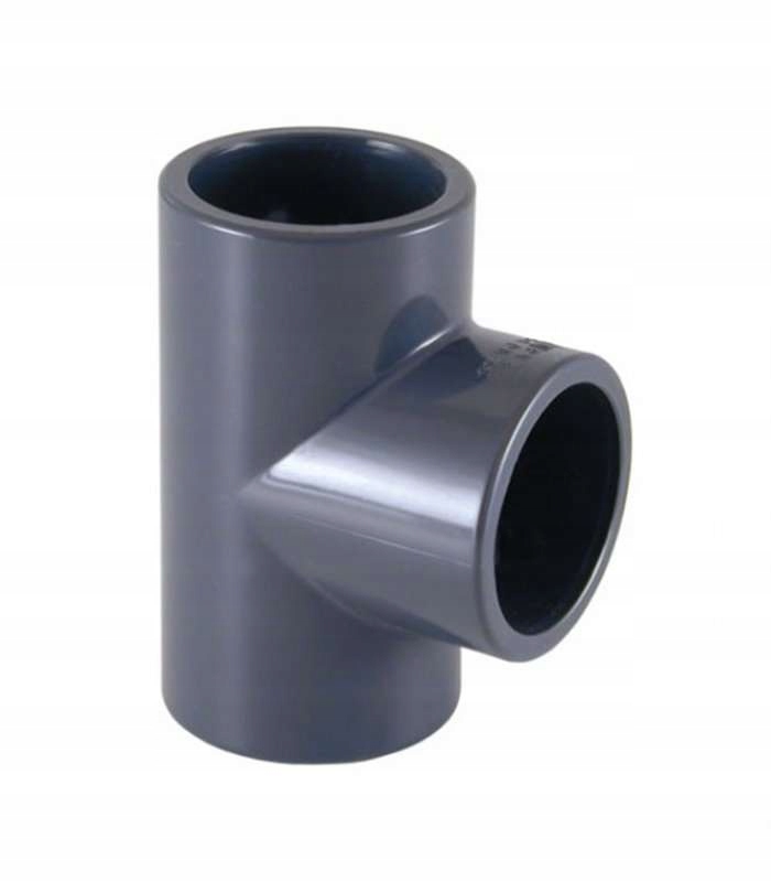 [01785] PVC Té PVC-U 90º à coller Ø 63