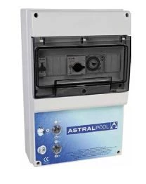 COFFRET ELECTRIQUE Luxe pour pompe de filtration, transformateur 100 Watts (pompe 6 à 10 Ampères)