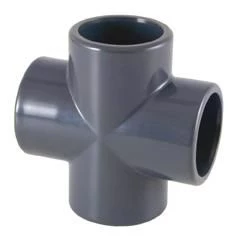 PVC Croix PVC-U à coller femelle Ø 50