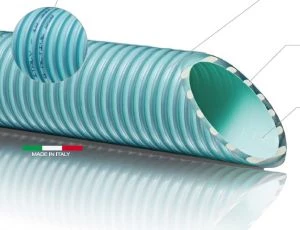 Tuyau souple - Anti-écrasement - Resistance renforcée Chlore - B ACTIVE Ø50 - le mètre linéaire