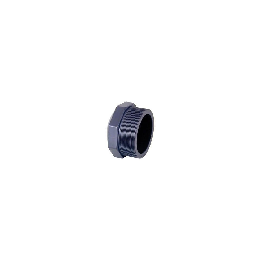 PVC Bouchon PVC-U filetage mâle BSP Ø ½˝