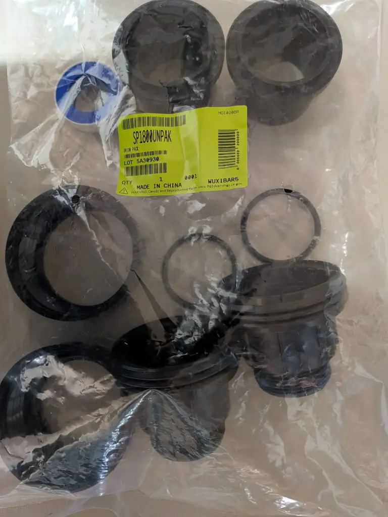 [SP11800UNPAK] HAYWARD Kit raccords union entrée/sortie avec joint et teflon pour pompe MAX FLO, POWERLINE Plus SP1800