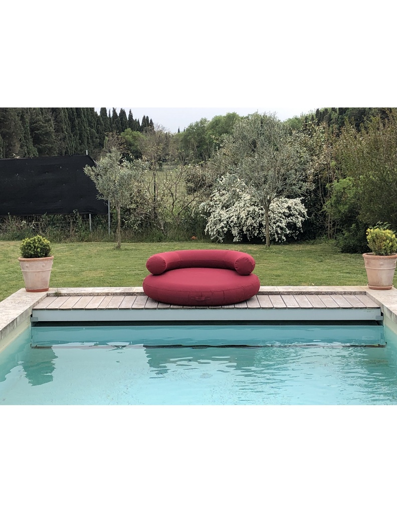 [108012R] Coussin gonflable ISLAND PLUS Rouge