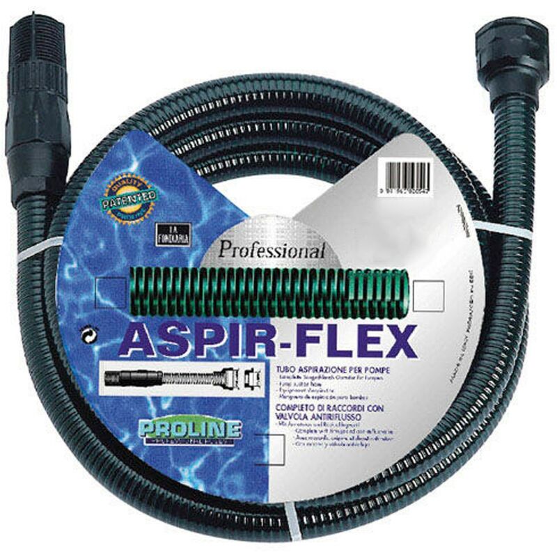 [9017167] FITT Tuyau aspiration aspirflex rouleau de 7 mètres Avec connecteurs 1" / 1"1/4