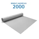 ALKORPLAN 2000 Pvc armé 150/100ème couleur GRIS CLAIR rouleau de 51,25 m2 (25m x 2,05m)