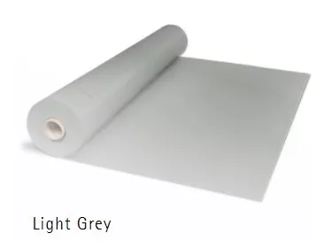 ALKORPLAN 1000 Pvc armé 150/100ème couleur GRIS CLAIR rouleau de 41,25 m2 (25m x 1,65m) NON VERNI