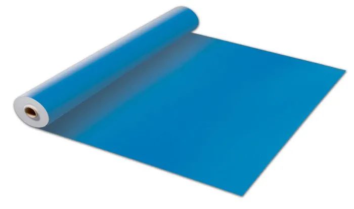 [35066201F] ALKORPLAN 1000 Pvc armé 150/100ème couleur BLEU ADRIATIQUE rouleau de 41,25 m2 (25m x 1,65m) NON VERNI