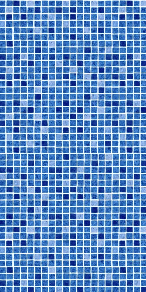 CGT ALKOR AQUADECOR Pvc armé 150/100ème CYRUS mosaïque bleue rouleau de 41,25 m2 (25m x 1,65m)