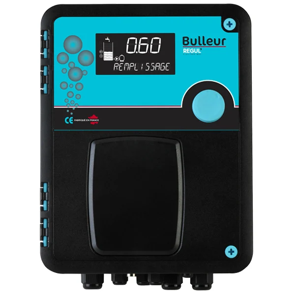 [BUL004] REGUL'ELECTRONIQUE Coffret de régulation niveau pour piscine débordement BULLEUR