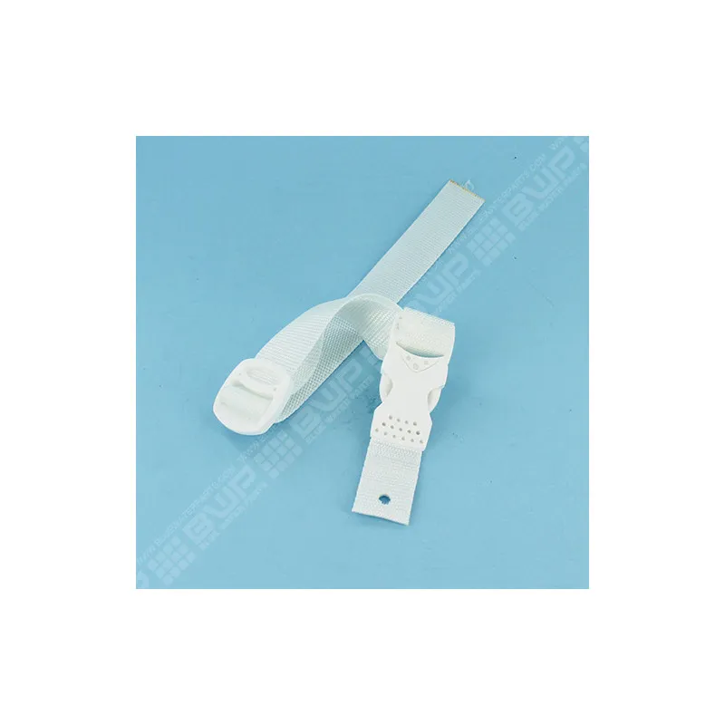 ECA Boucle + sangle de sécurité plastique BLANC